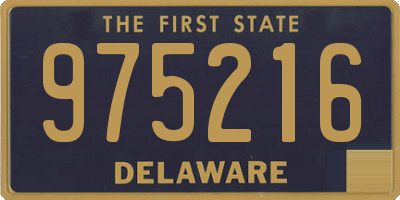 DE license plate 975216