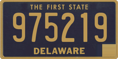 DE license plate 975219