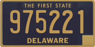 DE license plate 975221