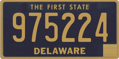 DE license plate 975224