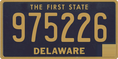 DE license plate 975226