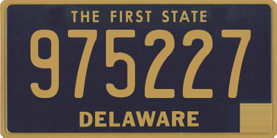 DE license plate 975227