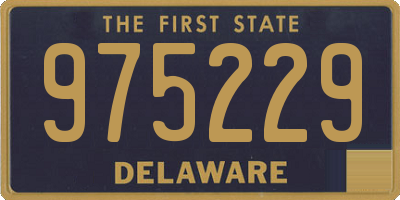 DE license plate 975229