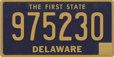 DE license plate 975230