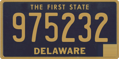 DE license plate 975232