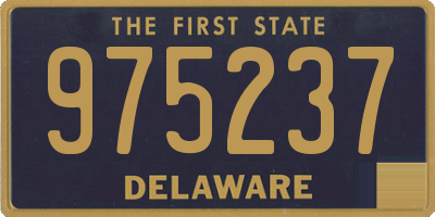 DE license plate 975237