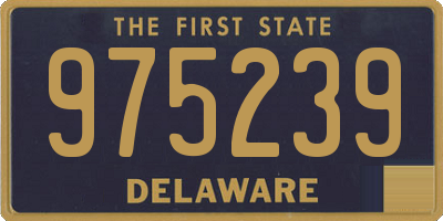 DE license plate 975239