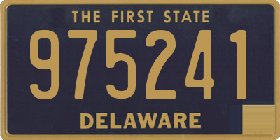 DE license plate 975241