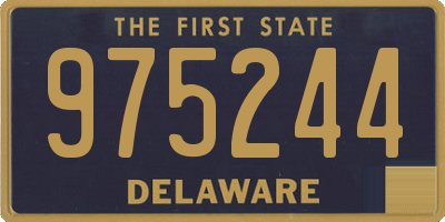 DE license plate 975244