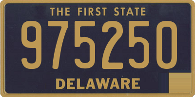 DE license plate 975250