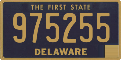 DE license plate 975255