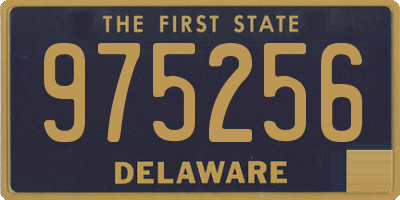 DE license plate 975256