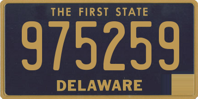 DE license plate 975259