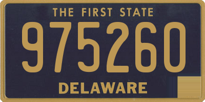 DE license plate 975260