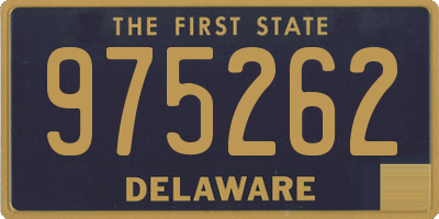 DE license plate 975262