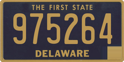 DE license plate 975264