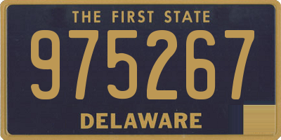 DE license plate 975267