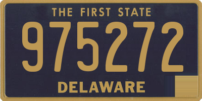 DE license plate 975272