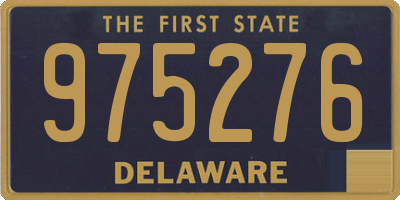 DE license plate 975276