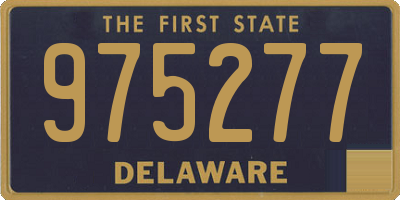 DE license plate 975277