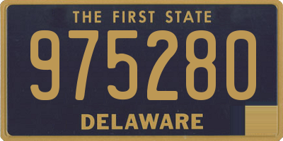 DE license plate 975280