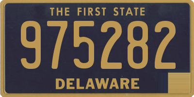 DE license plate 975282