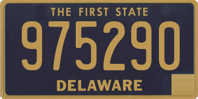 DE license plate 975290