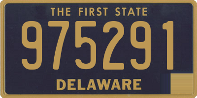 DE license plate 975291