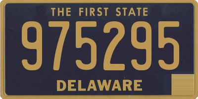 DE license plate 975295