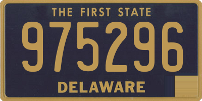 DE license plate 975296