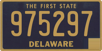 DE license plate 975297