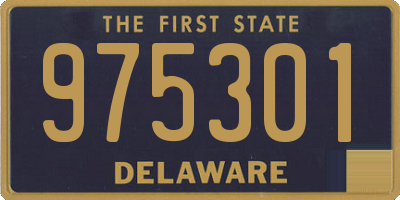 DE license plate 975301