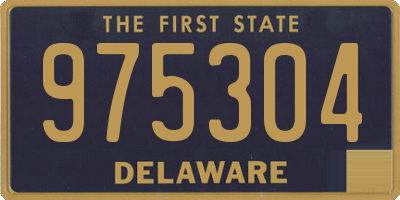 DE license plate 975304