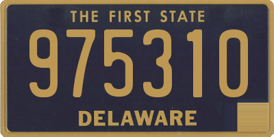 DE license plate 975310