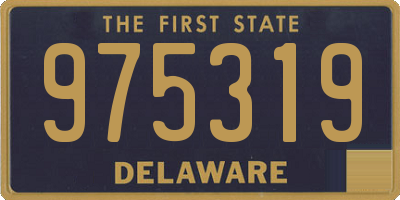 DE license plate 975319