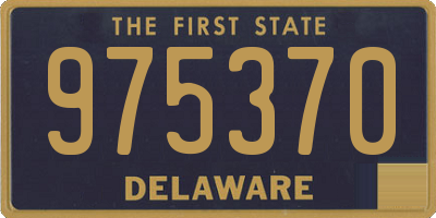 DE license plate 975370