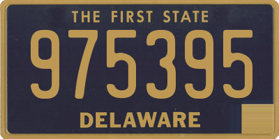 DE license plate 975395