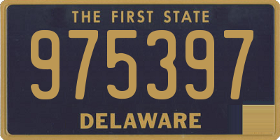 DE license plate 975397