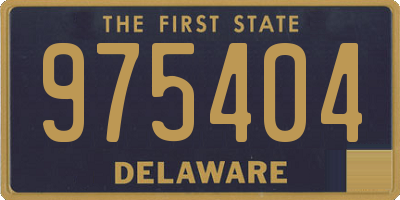 DE license plate 975404