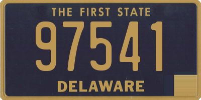 DE license plate 97541