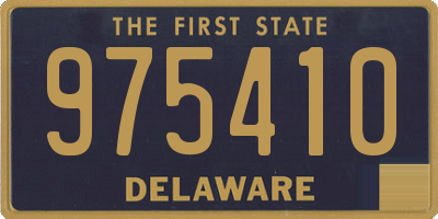 DE license plate 975410