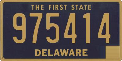 DE license plate 975414