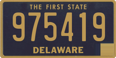 DE license plate 975419