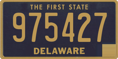 DE license plate 975427