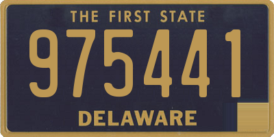 DE license plate 975441