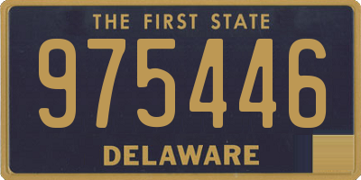 DE license plate 975446