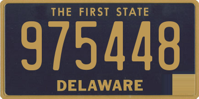 DE license plate 975448