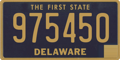 DE license plate 975450