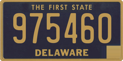 DE license plate 975460