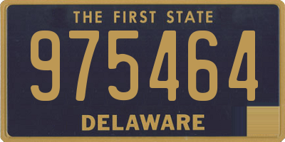 DE license plate 975464